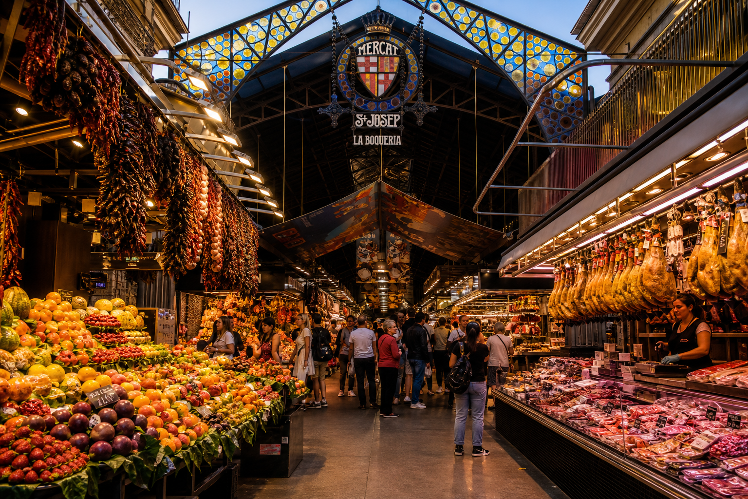 La Boqueria market in Barcelona